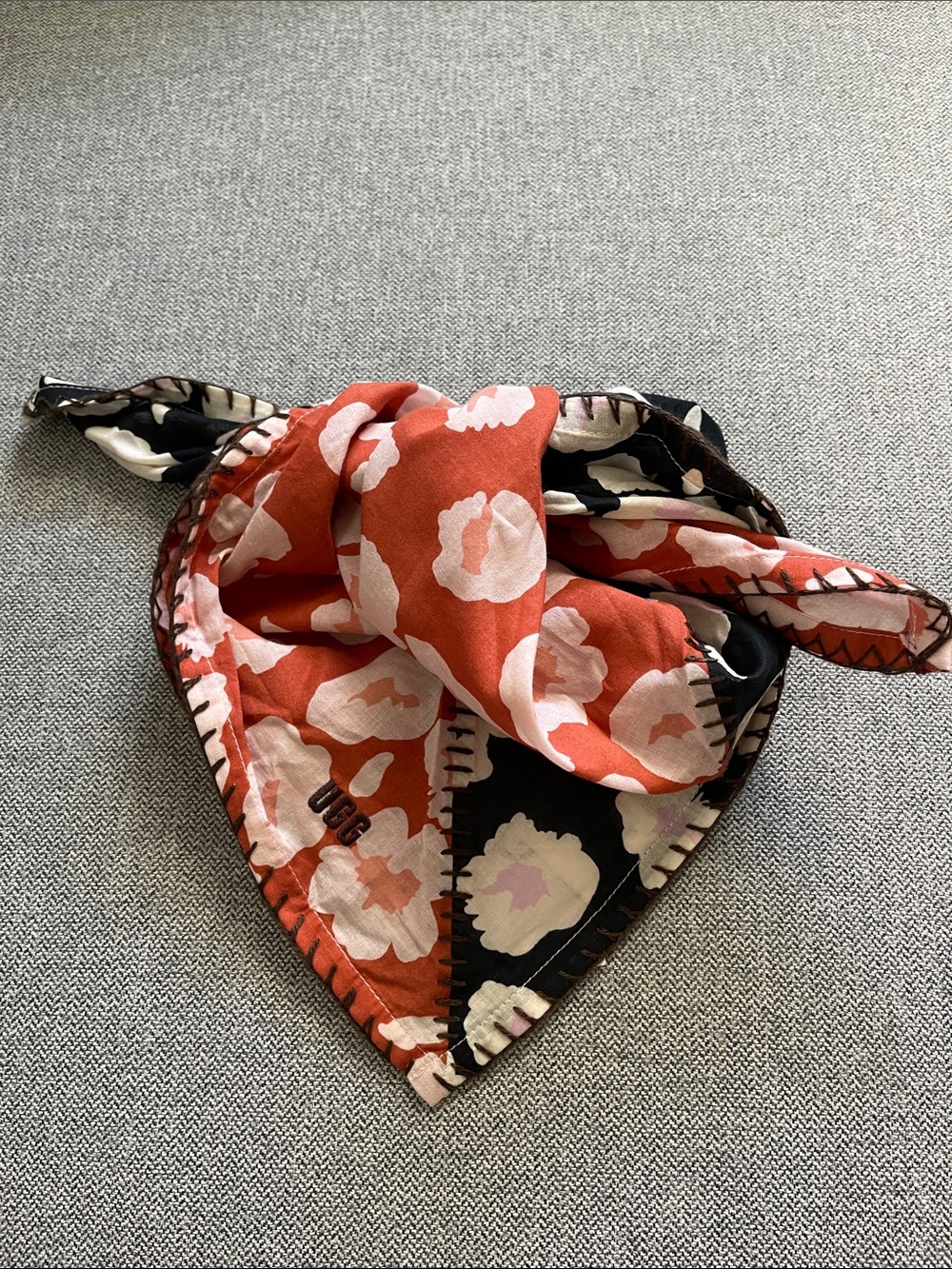 UGG Floral Print Cotton Bandana NWT